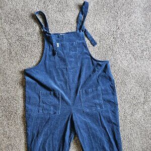 Lucy & Yak Original Dungaree: ORGANIC CORDUROY  Overalls - Blue